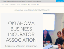 Tablet Screenshot of okbia.org